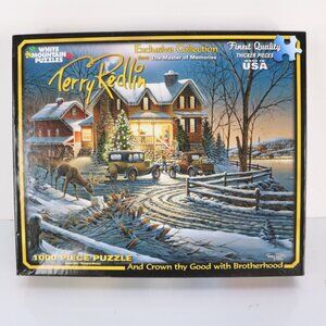 White Mountain 1,000 Piece Puzzle * NEW Sealed * "And Crown Thy Good" * Holiday